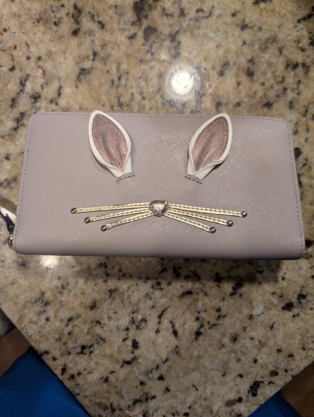 Kate Spade Novelty Bunny Zip Around Wallet